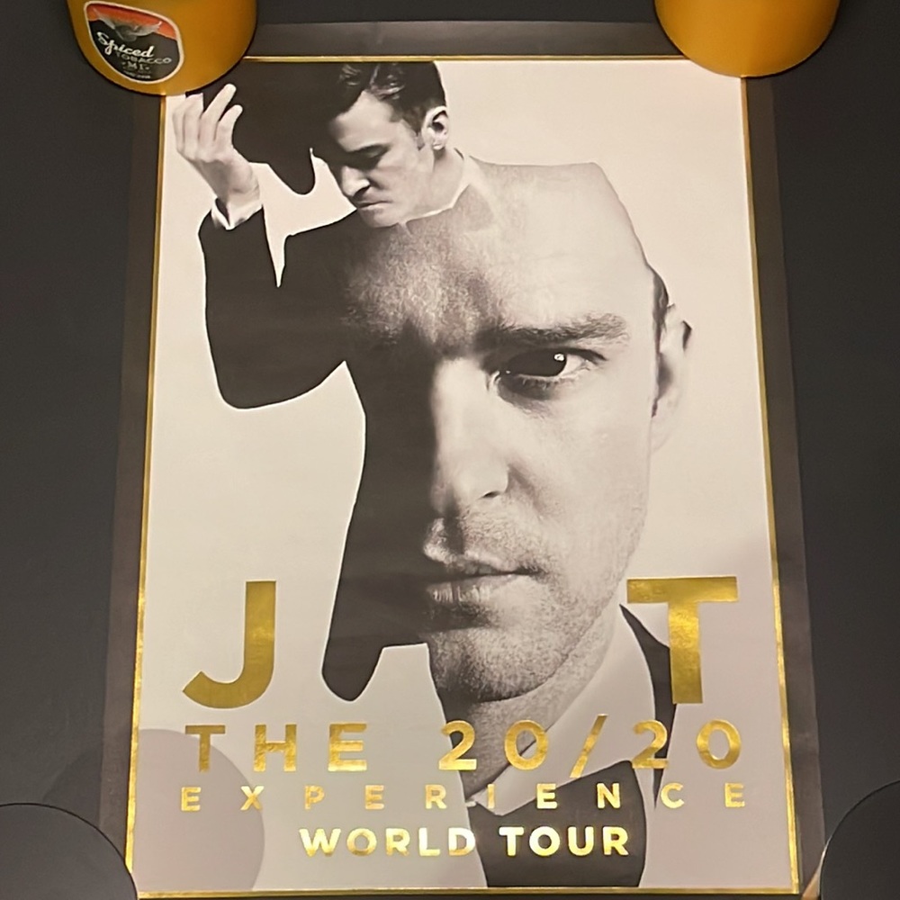 Justin Timberlake The 20/20 Experience World Tour VIP print